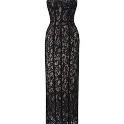 Bella Barnett Mellies Lace Sleeveless Maxi Dress