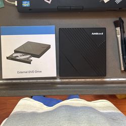 Amicool external DVD drive and CD burner