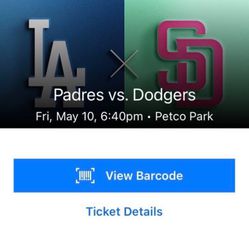 Padres vs Dodgers Tickets 