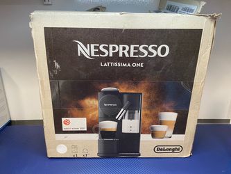 DELONGHI NESPRESSO LATTISSIMA ONE COFFEE MAKER with Milk Frother