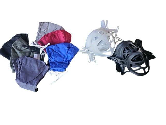 Face Masks With Silicone Frames