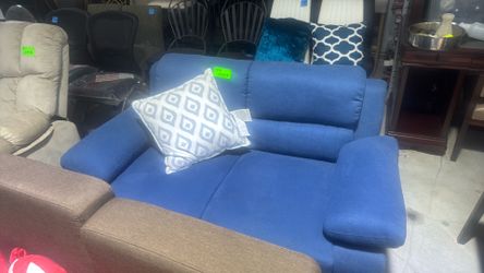 Blue sofa