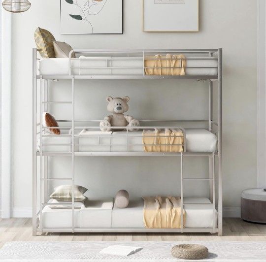Triple Bunk Bed(grey)