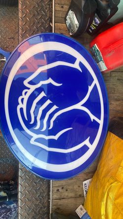 Allstate Insurance Oval Backlit Sign
