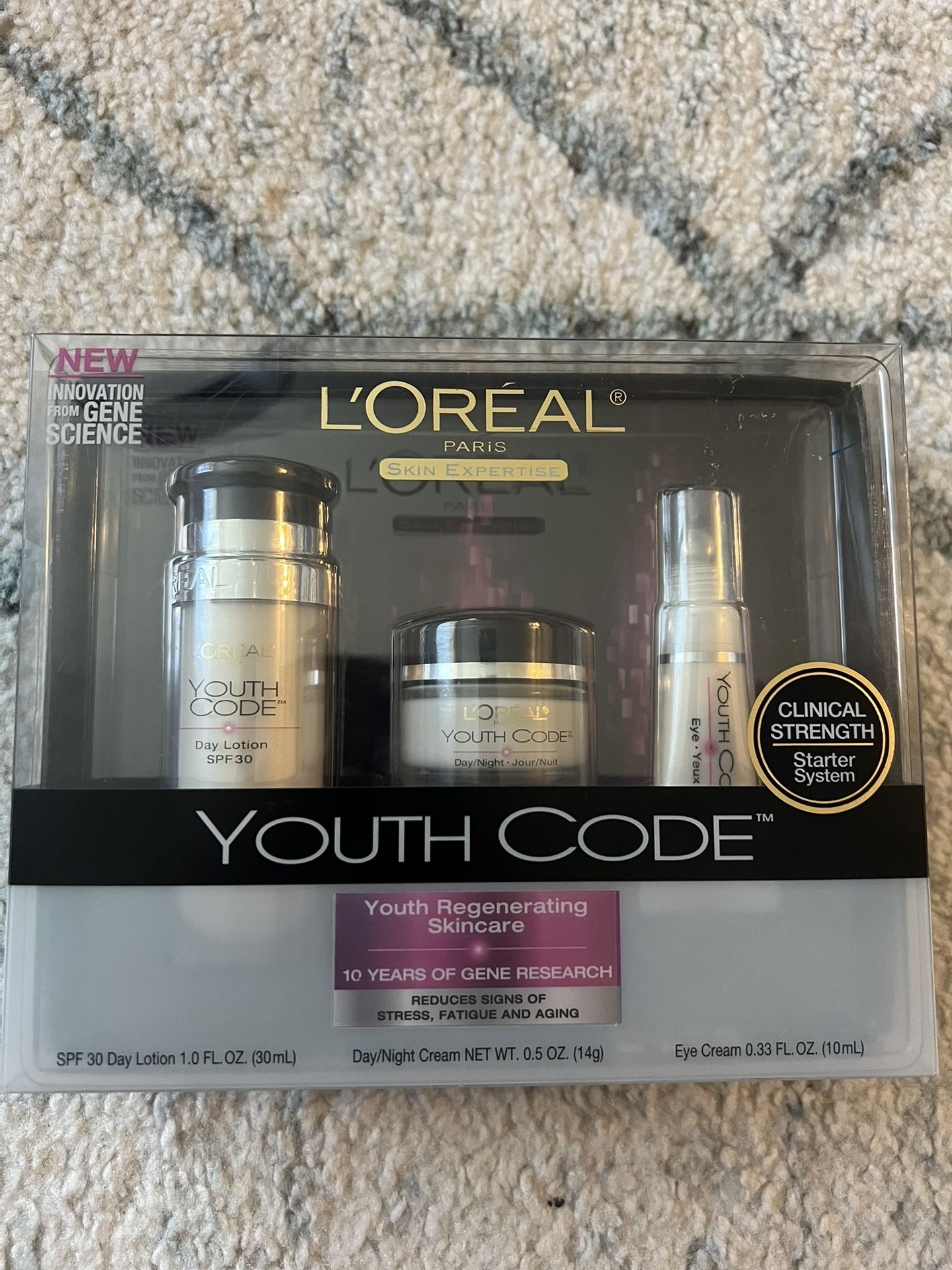 L'Oreal Paris Skin Expertise Youth Code, Youth Regenerating Starter System NIB
