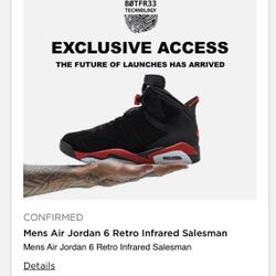 Jordan 6 Infrared 