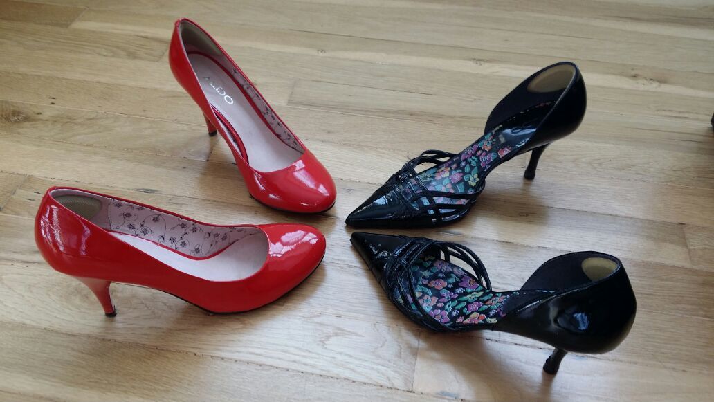 Aldo Patent Leather Shoes, Size 6