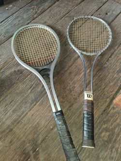 Vintage  tennis rackets