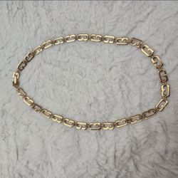 Givenchy Vintage G Link Chain Gold Antique