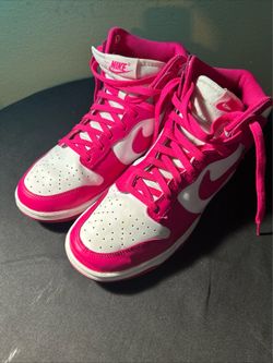 Size 8.5 - Nike Dunk High Pink Prime W