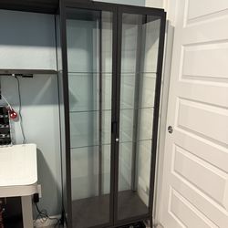 Ikea glass cabinet