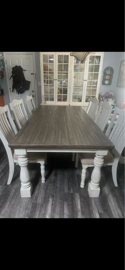 Ashley's furniture farmhouse table