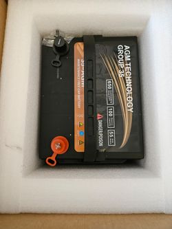 Brand new car battery size 35 AGM technology