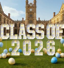 Class of 2026 Light up Numbers & Letters Set, 2.3FT - NEW