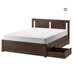 Queen Bed + Mattress + Dresser + Nightstands