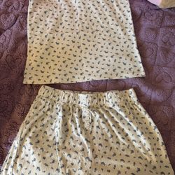 Cute Flower Pj Set