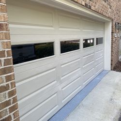 Beautiful 16x7 Sahara Tan Garage Door