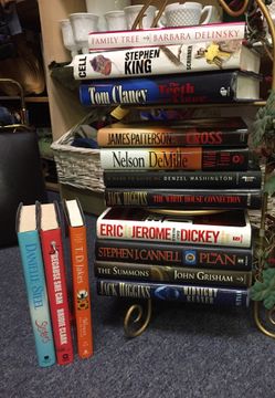 Great authors and novels from Stephen king to John Grissom all hardback novels for sale