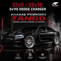 🔥22x9 / 22x10 5x115 Dodge Charger Amani Forged Tango Wheels 🔥