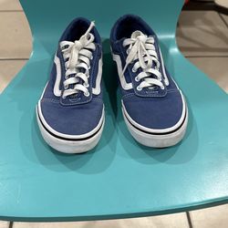 Vans Color Azul 3.0 En Muy Buenas Condiciones Y Muy Limpios