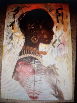 African Girl Oil Painting