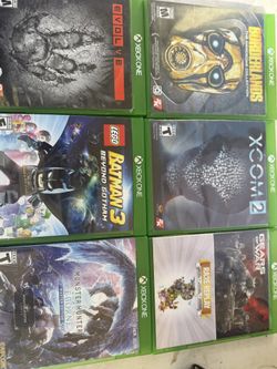 6 Xbox one Video Games 