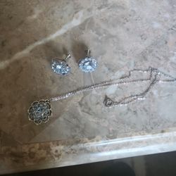 Earrings And Necklace Combo