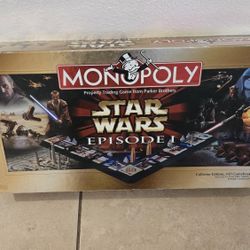 Starwars Episode 1 Monopoly Game