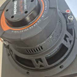 MEMPHIS ( 1 ) 10 INCH 2 OR 4 OHM SELECTABLE VOICE COIL CAR SUBWOOFER 600 WATTS 