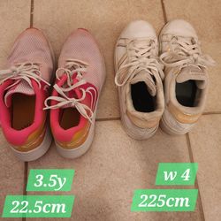 Nike 3.5yand Adidas 4