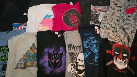 Marvel/ Rick & Morty/Transformers T-Shirts L