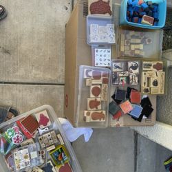 Lot Rubber Stamps 