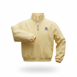 Pebble Beach 2019 Women’s Golf Jacket XS Full Zip Embroidered Logo Cream/Yellow