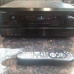 denon avr 4802 stereo surround receiver with remote 