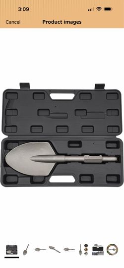 Brand: Gworobie Jack Hammer Drill Bits, 17.32” x 5.31" Hex Shank Shovel Chisel Bit for Demolition Hammers, 40Cr Shank Chisel Bit for Electric Jackhamm