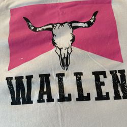 WOMENS LARGE WALLEN T SHIRT COUNTRY 