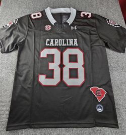 South Carolina Gamecocks mens XL George Rogers stitched black custom jersey New.