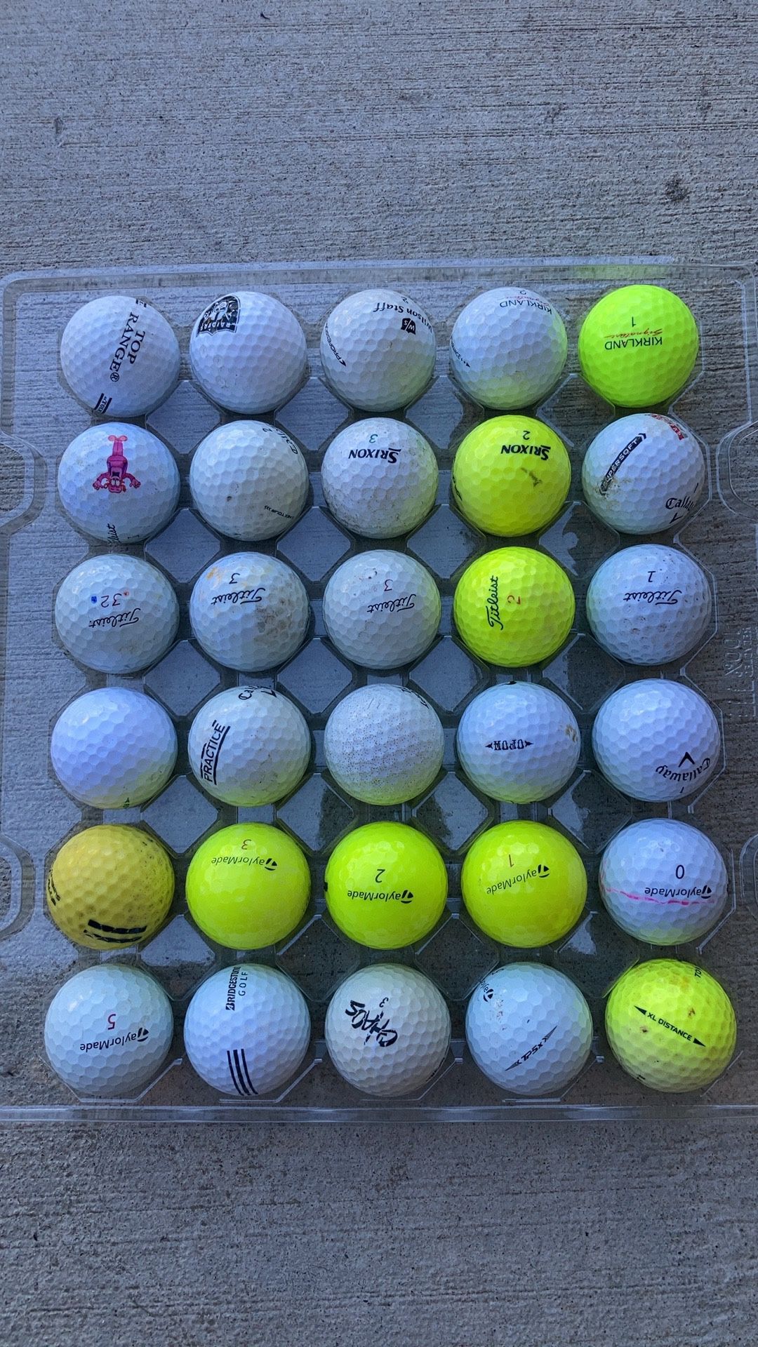 used Gold Ball x 30 Balls