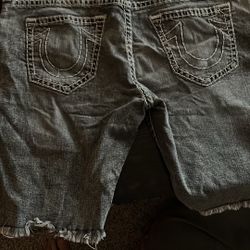 True Religion Jean Shorts