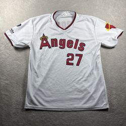 Mike Trout Los Angeles Anaheim Angels SGA Men’s XL White Jersey MLB #8F