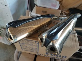 Kawasaki Z1000 exhaust pipes