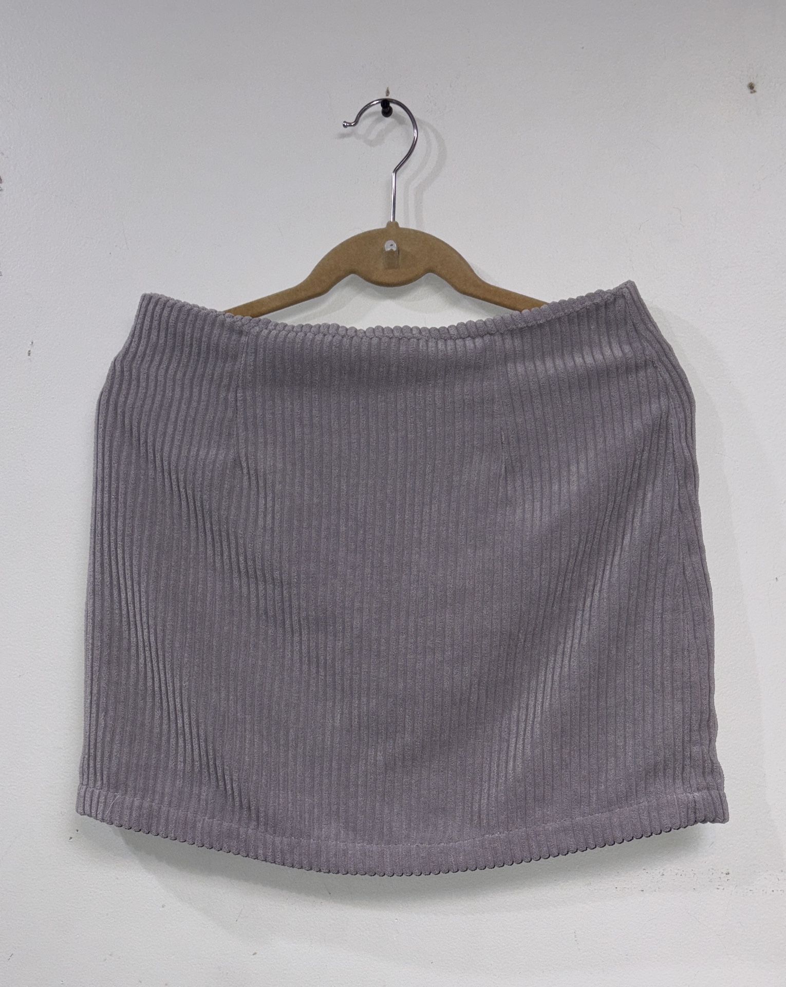 Lulu's Ribbed Pencil Skirt - Soft Taupe
