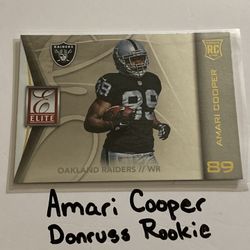 Amari Cooper Oakland Raiders All-Pro WR Donruss Rookie Card. 