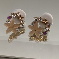 Gold plated earrings