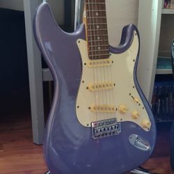 Cresent Electric Guitar + Stand