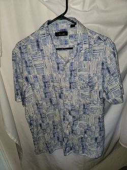 Used Men's Tasso Elba Silk Shirt