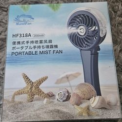 Portable mist fan