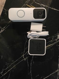 White blink doorbell camera(newer model)