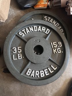 35lb Olympic Barbell Plates x 2