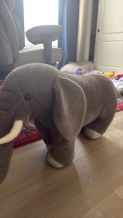 Huge toy elephant